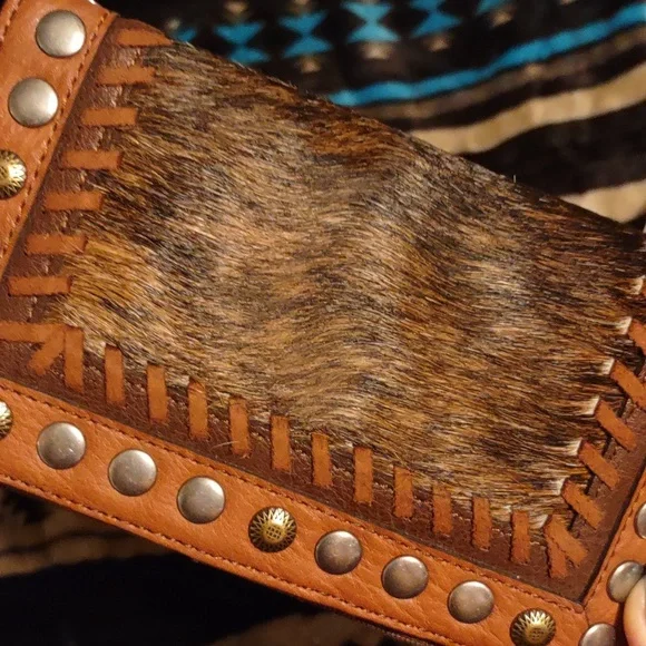 Tony Lama. Cognac Cowhide leather  wallet. Never used. Brand new. No tags. - Picture 17 of 17